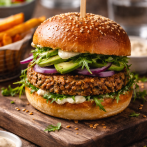 Burger végétal de la Cour